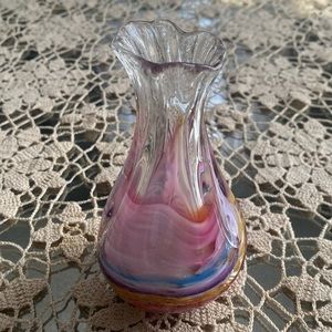 Glass Dimensions Vase Made in West Virginia